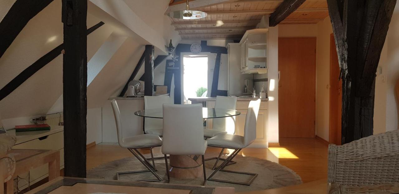 Penthouse Im Historischen Fachwerkhaus Mit Grosser Dachterrasse An Zentralster Lage 보파르트 외부 사진