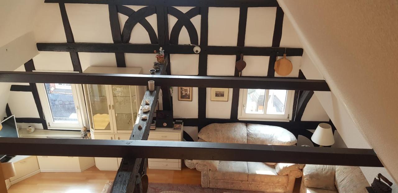 Penthouse Im Historischen Fachwerkhaus Mit Grosser Dachterrasse An Zentralster Lage 보파르트 외부 사진